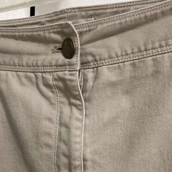 DRESSBARN Business Casual Work  Khaki Tan Skirt Womens Plus Size 16 - Picture 7 of 12